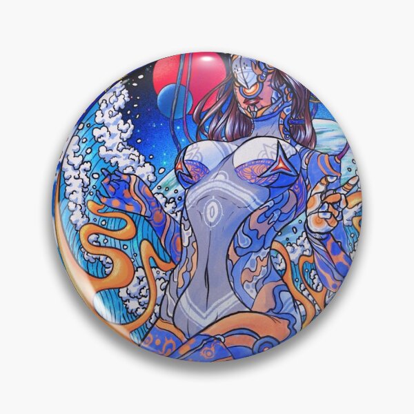 Item preview, ChromeFlower designed and sold by TheCyberCat.