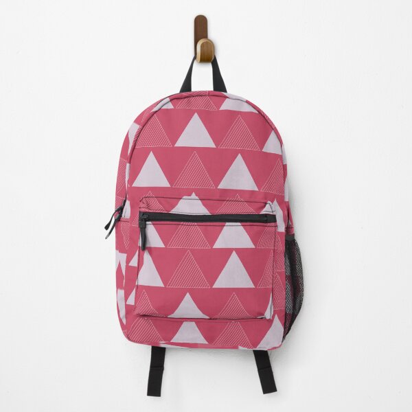 Item preview, Triangle Pattern Color 5 Pink Red White designed and sold by Mimi Huang.
