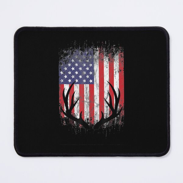 Item preview, Deer Hunting American Flag Whitetail Buck Antlers designed and sold by PiaGobel.
