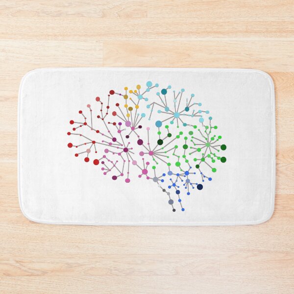 Item preview, Brain Lobes Network Dot Map designed and sold by Porosenok.