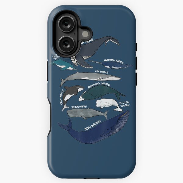 Vista previa del artículo con la obra «Pez azul de dibujos animados de Oacian 9 tipos de peces ballenas es vida amante del océano azul», diseñado y vendido por didian03.