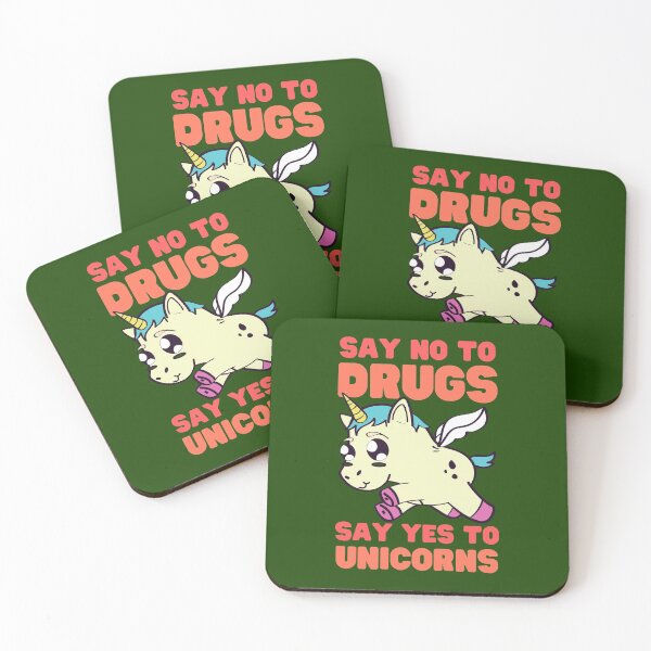 Item preview, Say No to drugs Say Yes to Unicorn designed and sold by Keep Smiling.