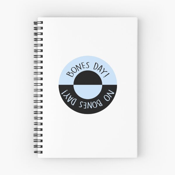 Item preview, Bones Day forecast - blue designed and sold by stickersbyLexy-.