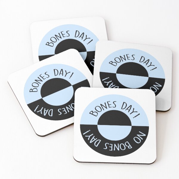 Item preview, Bones Day forecast - blue designed and sold by stickersbyLexy-.