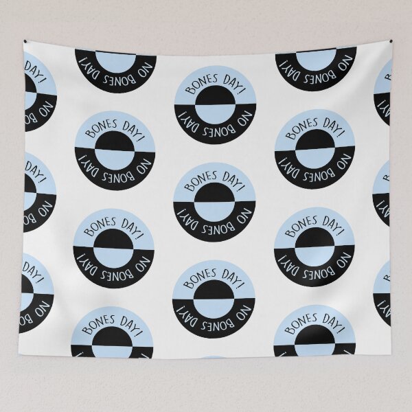 Item preview, Bones Day forecast - blue designed and sold by stickersbyLexy-.