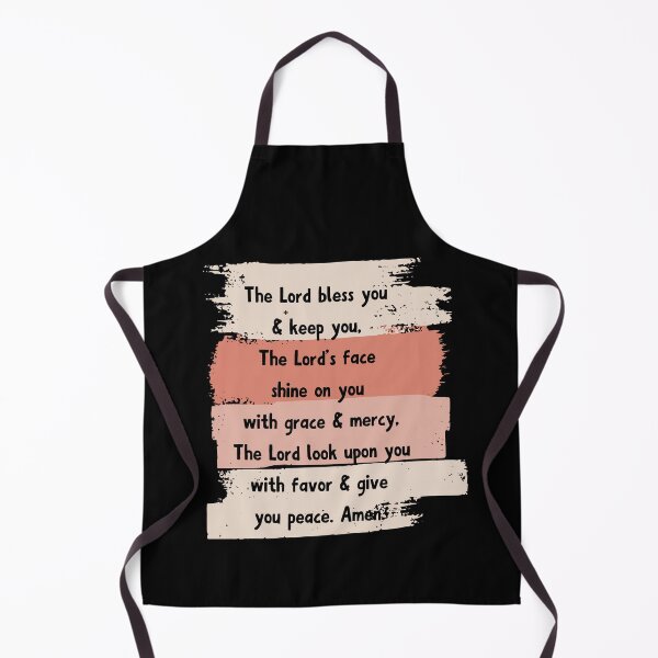 Item preview, Aaronic benediction from the book of Numbers, black font (no gendered pronouns)  designed and sold by CheekyGrace.