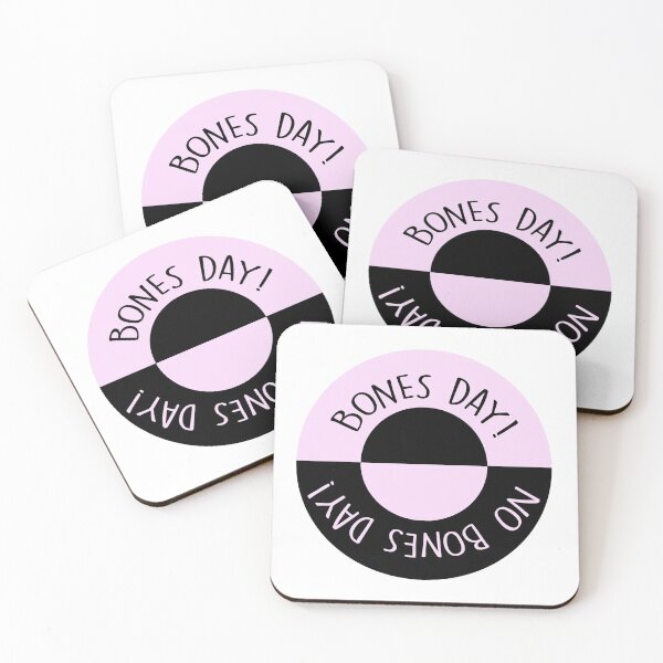 Item preview, Bones Day forecast - pink designed and sold by stickersbyLexy-.