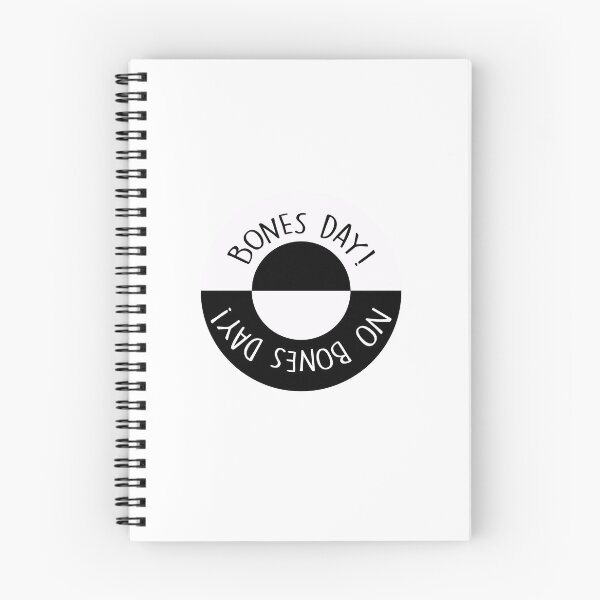 Item preview, Bones Day forecast - black and white designed and sold by stickersbyLexy-.