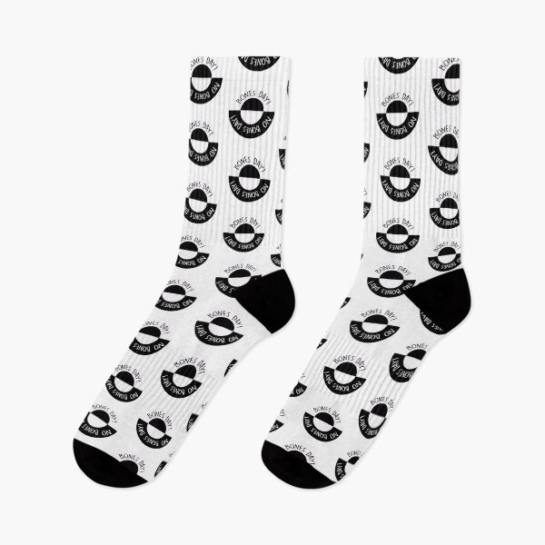 Item preview, Bones Day forecast - black and white designed and sold by stickersbyLexy-.