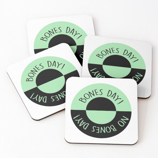 Item preview, Bones Day forecast - green designed and sold by stickersbyLexy-.