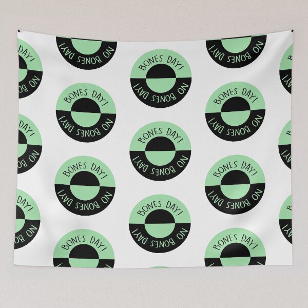 Item preview, Bones Day forecast - green designed and sold by stickersbyLexy-.