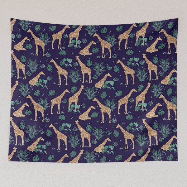 Item preview, Giraffe Plants Seamless  designed and sold by ConcorStore.