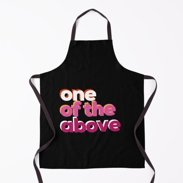 Item preview, One of the Above. Lesbian Pride designed and sold by Subtle Pride Shop.