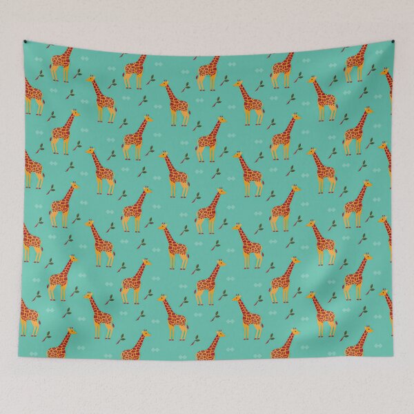 Item preview, Cute Giraffe Seamless designed and sold by HauckClothing.