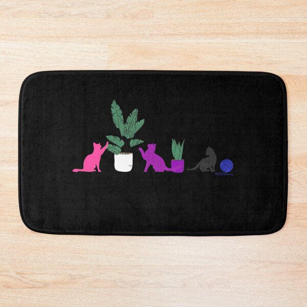 Item preview, Gender Fluid Cats and Plants. Genderfluid Pride designed and sold by Subtle Pride Shop.