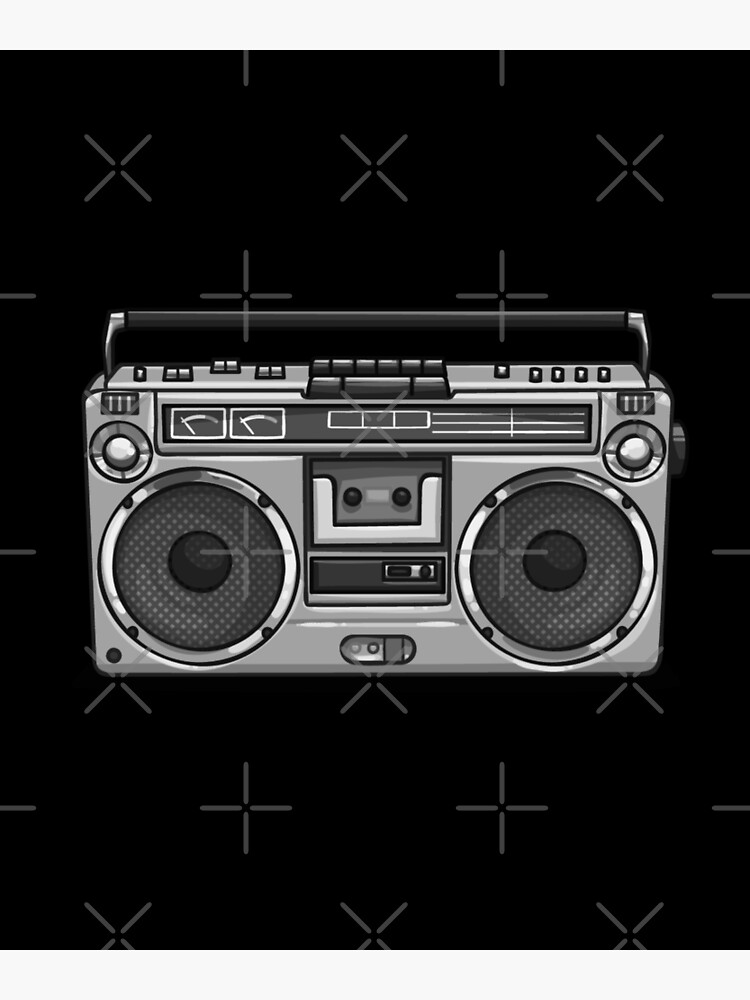 old-school-hip-hop-90s-nostalgia-boombox-poster-for-sale-by