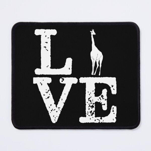 Item preview, Distressed Giraffes Safari Animal - I Love Giraffes - Wildlife Nature Lovers - I heart giraffes designed and sold by Merchking1.