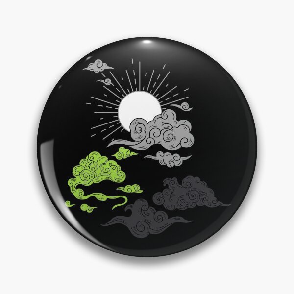 Item preview, Sun and Clouds Nonbinary. Agender Pride designed and sold by Subtle Pride Shop.