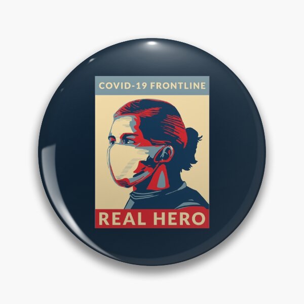 Item preview, Real Hero - Covid-19 Frontline designed and sold by StarsForgers.