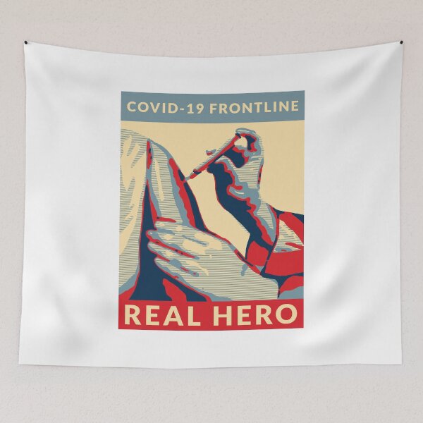 Item preview, Real Hero - Covid-19 Frontline designed and sold by StarsForgers.