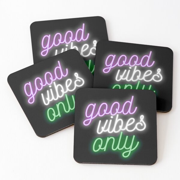 Item preview, Good Vibes Only. Genderqueer Pride designed and sold by Subtle Pride Shop.