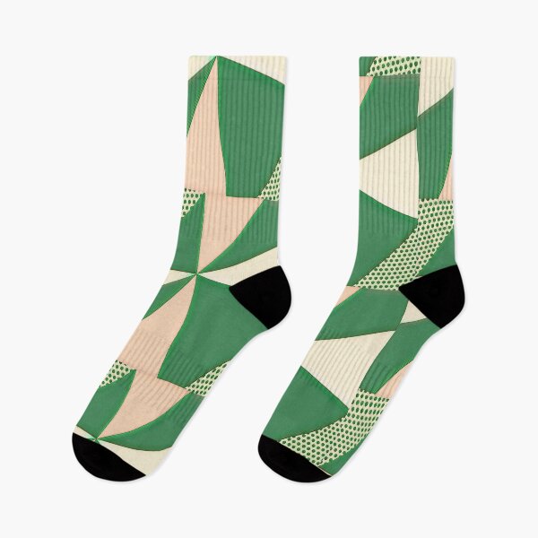 Item preview, Beautiful Geometric Green Pattern, Decorative Background designed and sold by docferds.