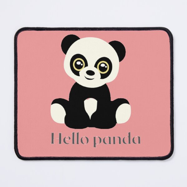 Item preview, hello panda designed and sold by Design Busters.