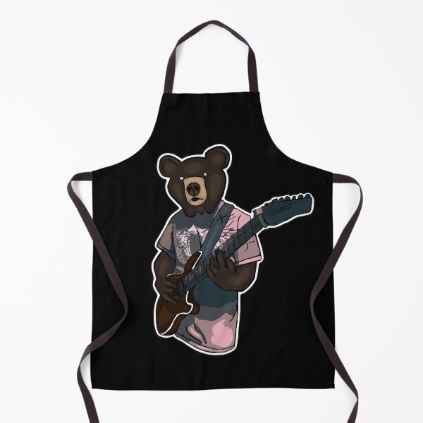 Item preview, Bear Playing Guitar designed and sold by wildjellybeans.