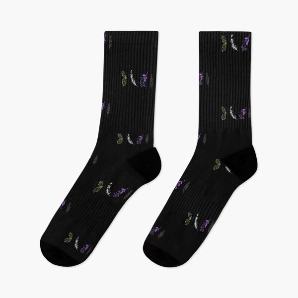 Item preview, Winter Plants Non Binary Flag Colors. Nonbinary Pride designed and sold by Subtle Pride Shop.