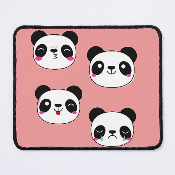 Item preview, panda face stickers  designed and sold by Design Busters.