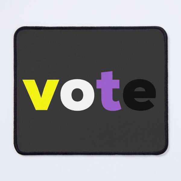 Item preview, Go Vote. Non Binary. Nonbinary Pride designed and sold by Subtle Pride Shop.