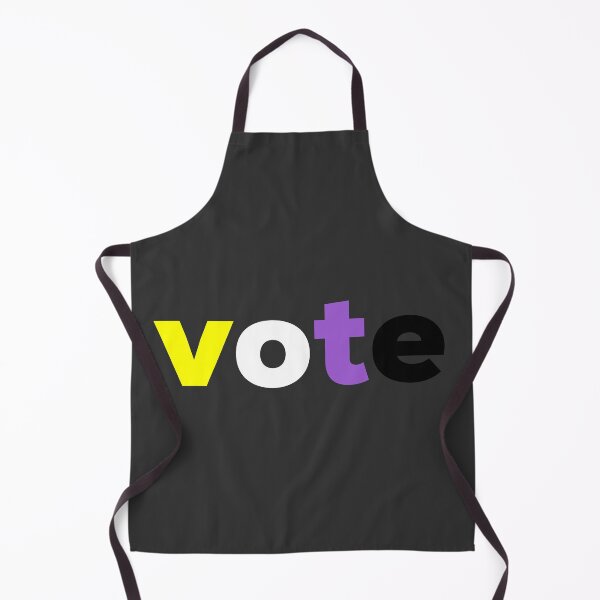 Item preview, Go Vote. Non Binary. Nonbinary Pride designed and sold by Subtle Pride Shop.