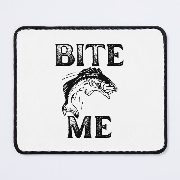Item preview, BITE ME - Fish - Black - version 1 - Original by Boo-da-chay designed and sold by Boo-da-chay.