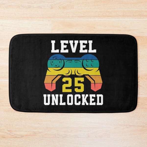 Item preview, Level 25 Unlocked, Video Game 25th Gamer Birthday designed and sold by Fabvity.