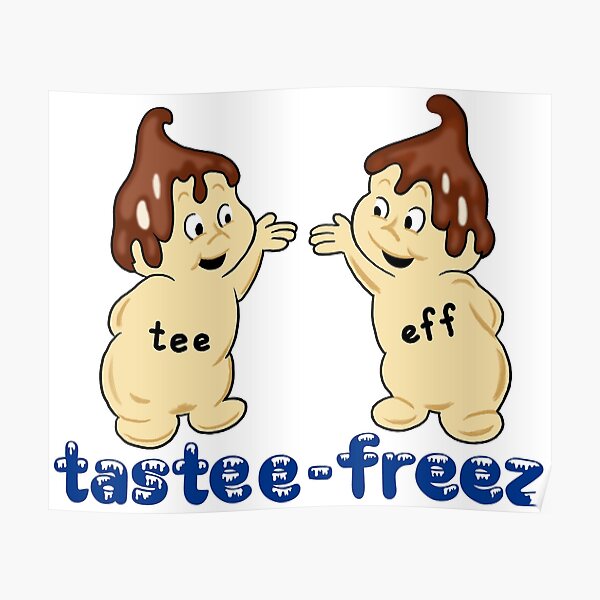 70s Vintage Defunct Tastee (Tastee-Freez) Sign with Logotype