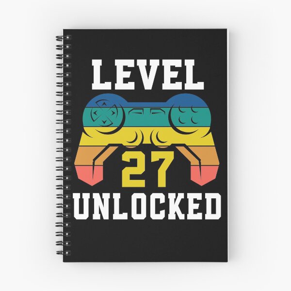 Item preview, Level 27 Unlocked, Video Game 27th Gamer Birthday designed and sold by Fabvity.