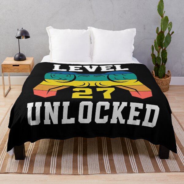Item preview, Level 27 Unlocked, Video Game 27th Gamer Birthday designed and sold by Fabvity.