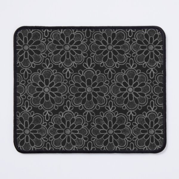 Item preview, Black and white ornamental floral pattern designed and sold by IrinaIkar.