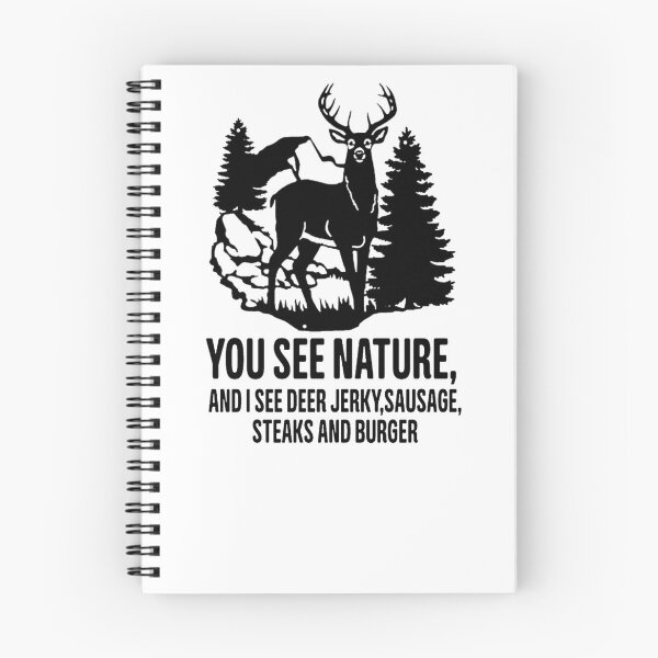 Item preview, You See Nature And I See Deer Jerky Sausage Steaks And Burger,Funny Deer T-shirt,Christmas Gift,Christmas T-shirt,Vintage Retro Shirt T-Shirt designed and sold by Djikou.