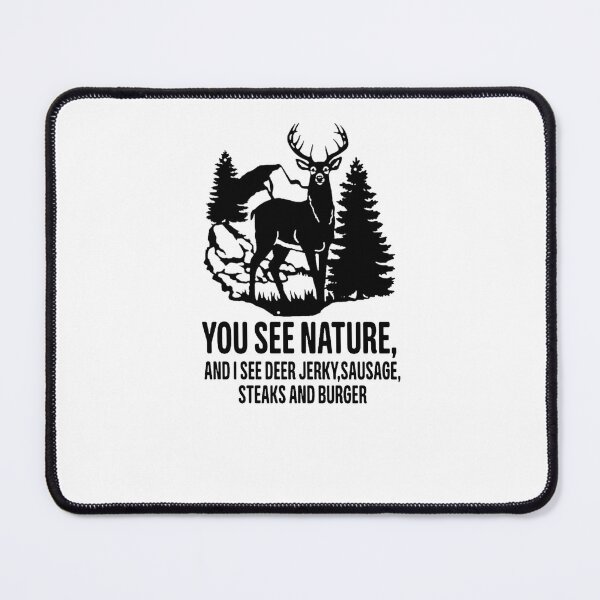 Item preview, You See Nature And I See Deer Jerky Sausage Steaks And Burger,Funny Deer T-shirt,Christmas Gift,Christmas T-shirt,Vintage Retro Shirt T-Shirt designed and sold by Djikou.