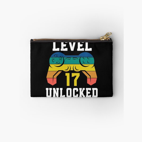 Item preview, Level 17 Unlocked, Video Game 17th Gamer Birthday designed and sold by Fabvity.