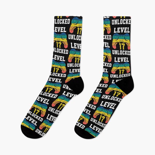Item preview, Level 17 Unlocked, Video Game 17th Gamer Birthday designed and sold by Fabvity.