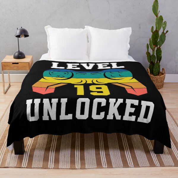 Item preview, Level 19 Unlocked, Video Game 19th Gamer Birthday designed and sold by Fabvity.