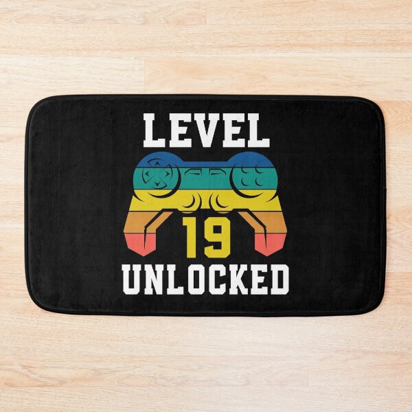 Item preview, Level 19 Unlocked, Video Game 19th Gamer Birthday designed and sold by Fabvity.