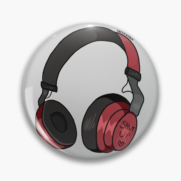 Item preview, Shut up <3 headphones designed and sold by Nathan Garcés.