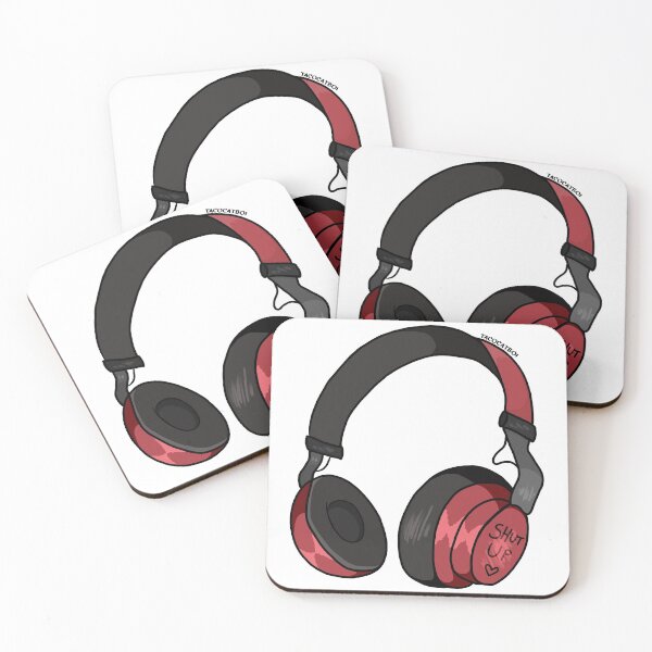 Item preview, Shut up <3 headphones designed and sold by Nathan Garcés.