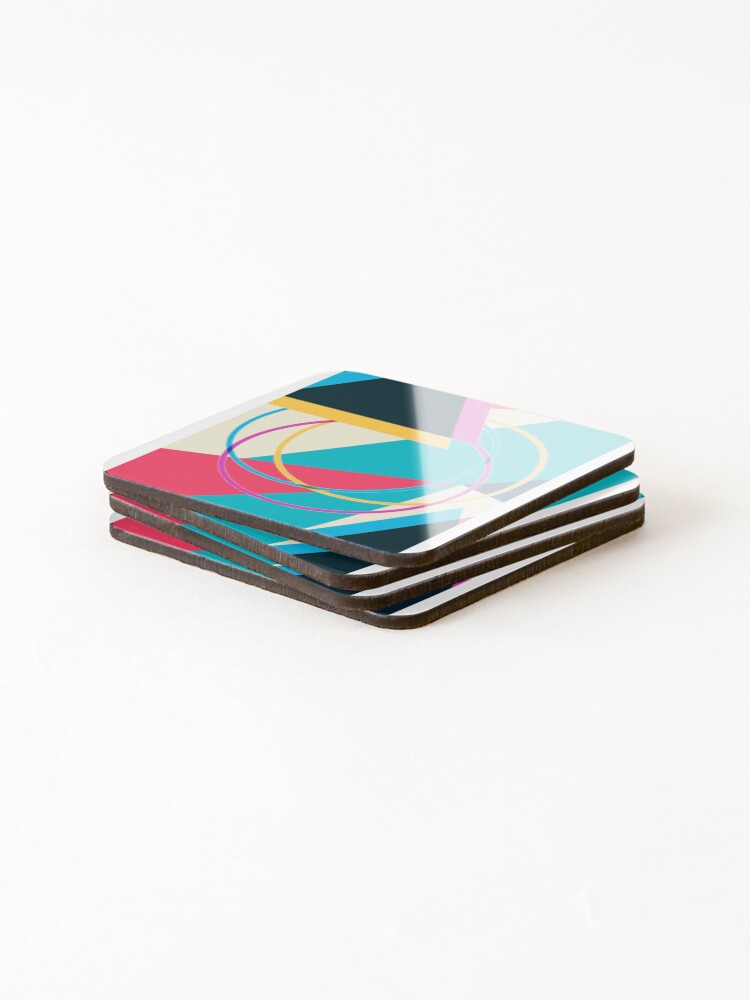 Thumbnail 4 of 5, Coasters (Set of 4), Triangles designed and sold by Rene-Martin.