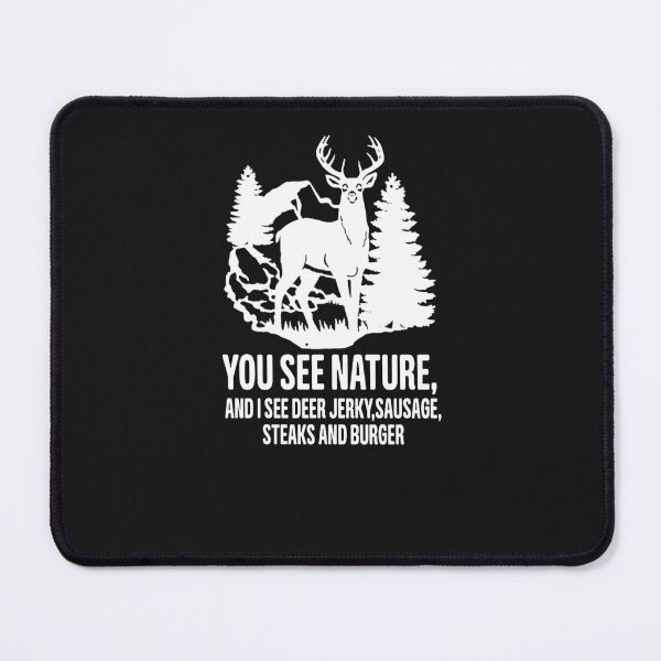 Item preview, You See Nature And I See Deer Jerky Sausage Steaks And Burger,Funny Deer T-shirt,Christmas Gift,Christmas T-shirt,Vintage Retro Shirt T-Shirt designed and sold by Djikou.