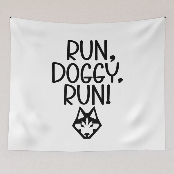 Item preview, Run, Doggy, Run!, Siberian Husky designed and sold by the Zarock Shop.