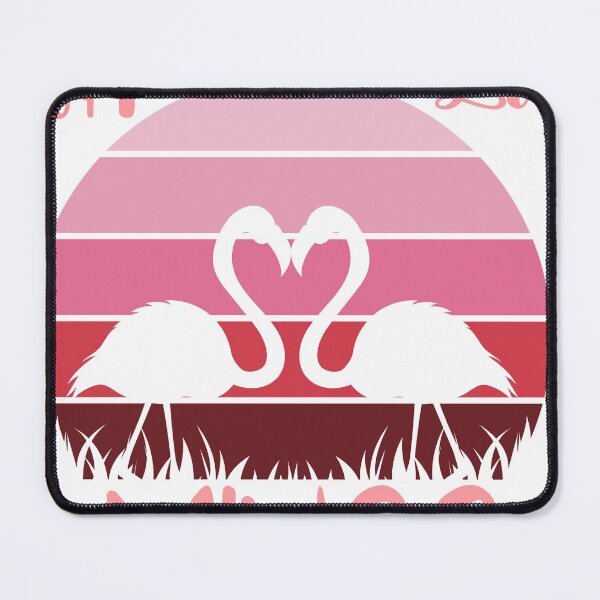 Item preview, Fa la la Mingo Retro Vintage Flamingo Love designed and sold by MediTees.